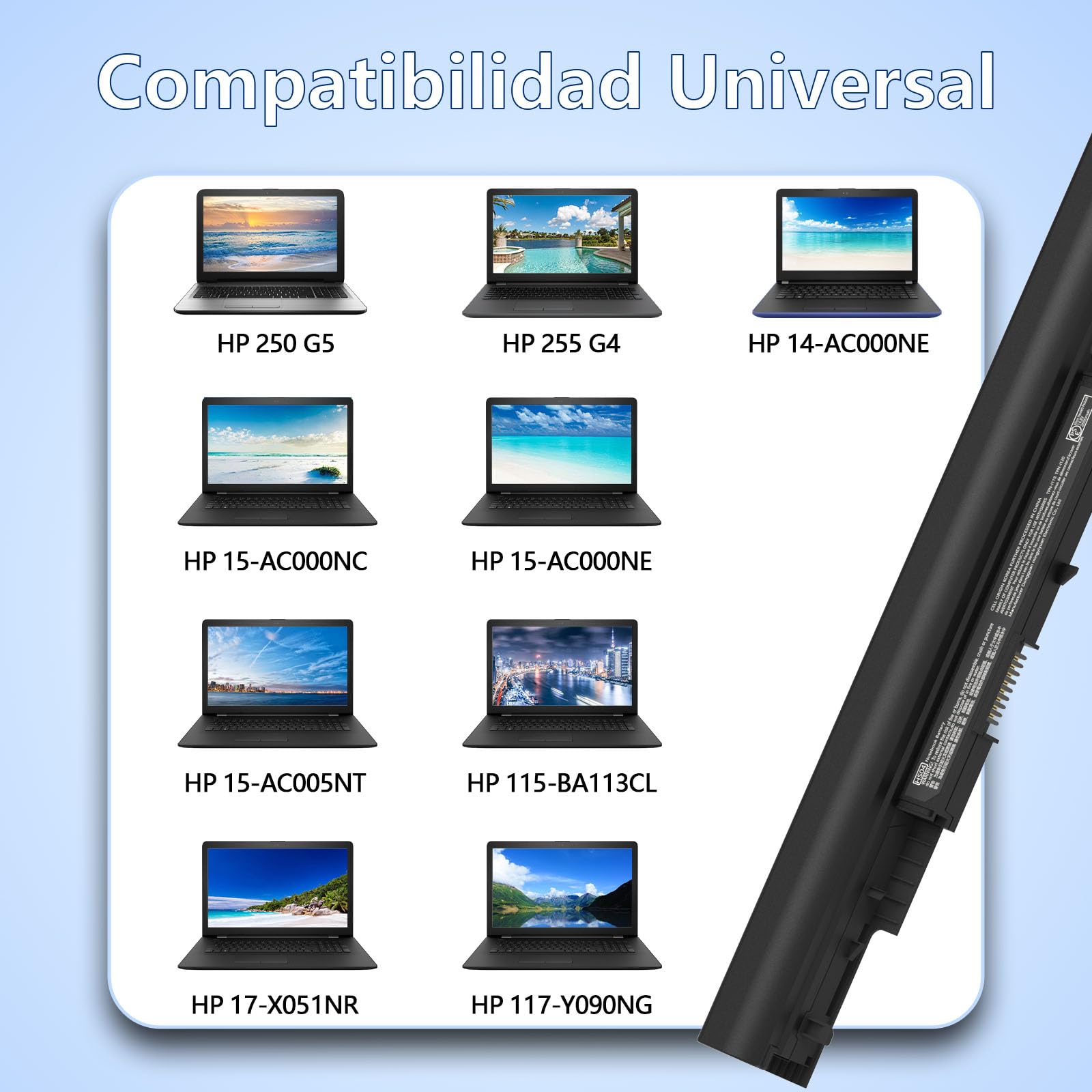 Bateria Portatil HP, HS04 Notebook Bateria HP HS03 HSTNN-IB7B HSTNN-LB6V 807957-001 do HP 250 G4 250 G5 255 G4 255 G5 240 G4 245 G4 222 45 G5 246 G4 256 G4 340 G3 346 G3 348 G3