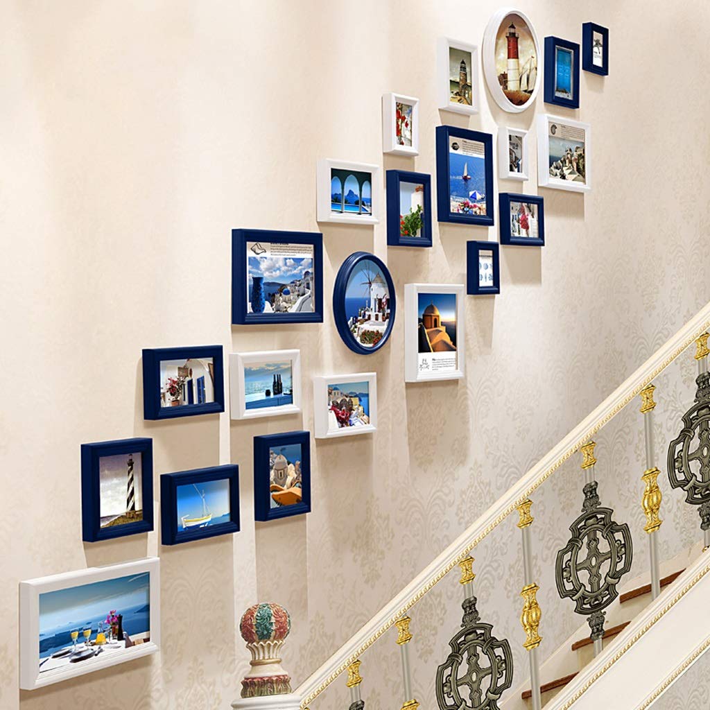 Cadre Photo de Collage pour Décorer un Escalier avec vos Souvenirs