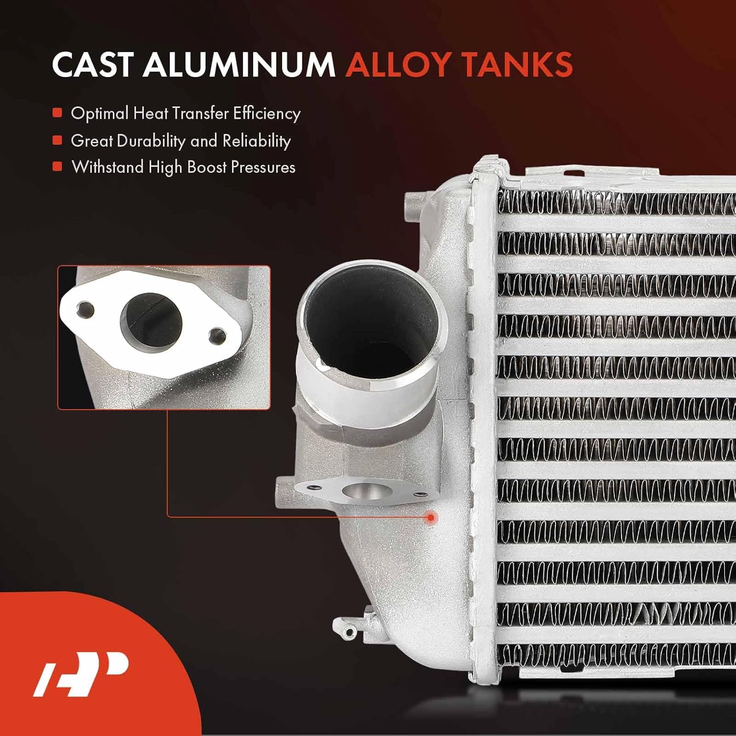 A-Premium Turbo Intercooler Compatible with Hyundai - 2013-2017 - Veloster 1.6L