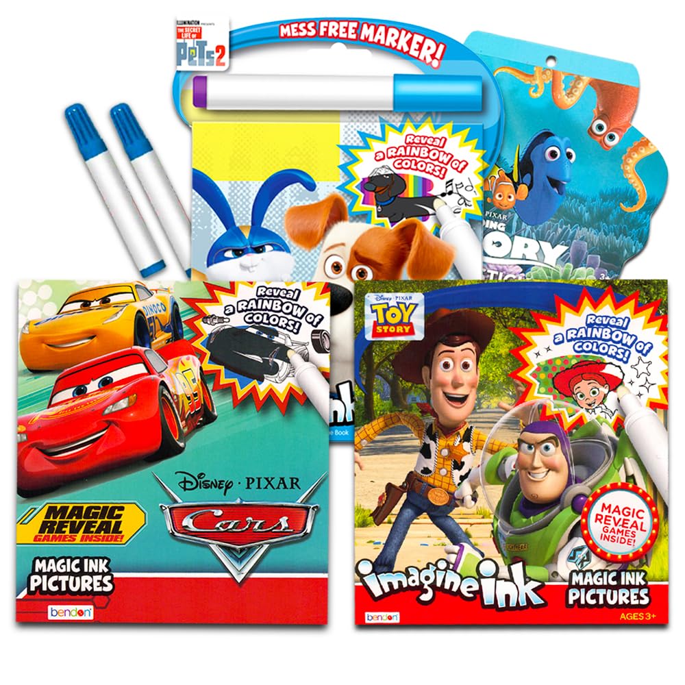 Buy Imagine Ink Coloring Book Set Bundle Includes 3 Disney Imagine 