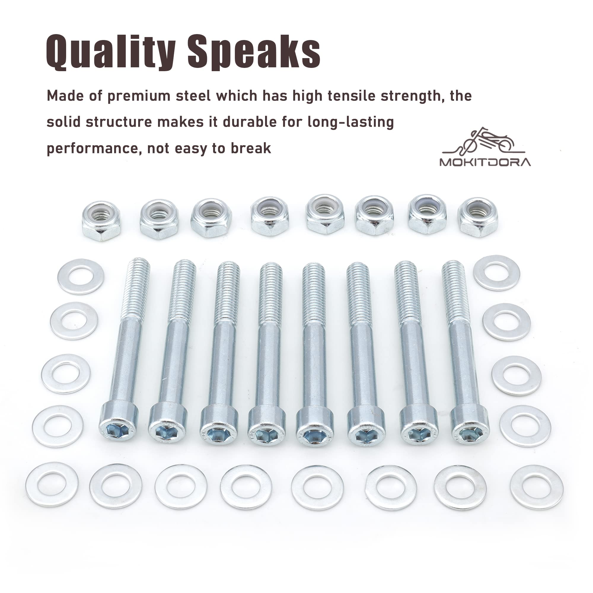 Stainless Cycle Engine Bolt Screw Kit For Honda TRX250R 250R (1986-1989)