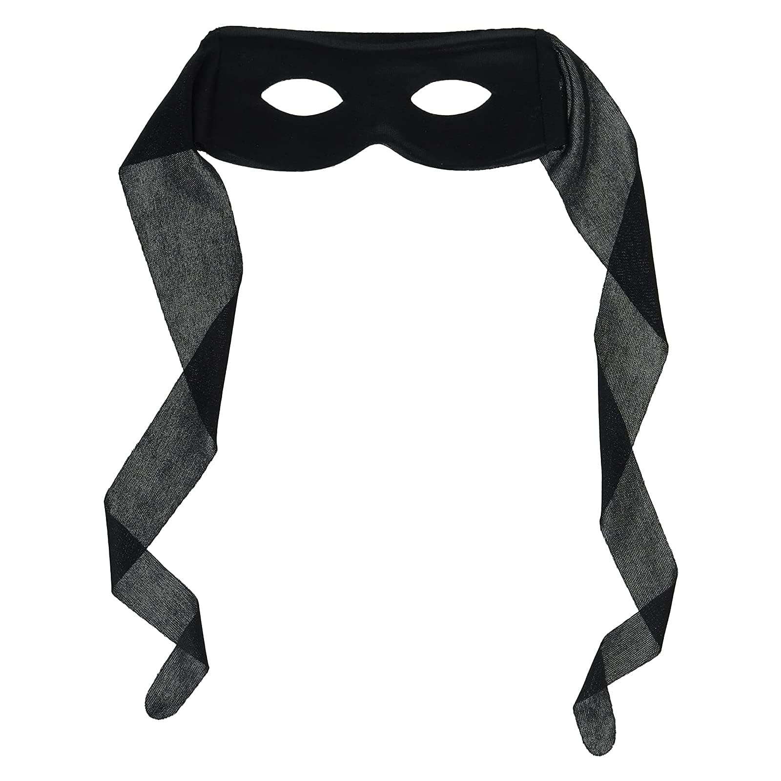 Máscara de bandido, accesorio de disfraz, máscara de ojos, disfraz de ladrón de camino, máscara de disfraz de ladrón de bandido negro, 4 unidades 6