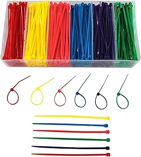 Small 4 inch Multicolor [Zip Cable Tie]s 480pcs Assorted Color for Marking Chickens Legs
