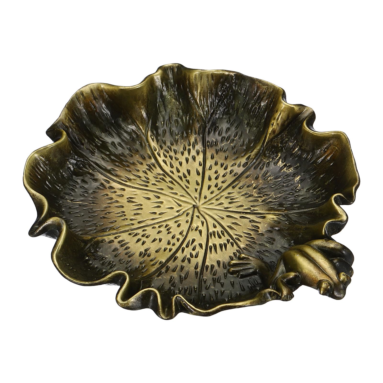 PATIKIL Ink Dish Plate for Chinese Calligraphy Writing Copper Ink Holder Rest Ink