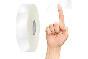 Kapco Vinyl Label Protectors for Secure Package Labeling (3.5" x 1.2")
