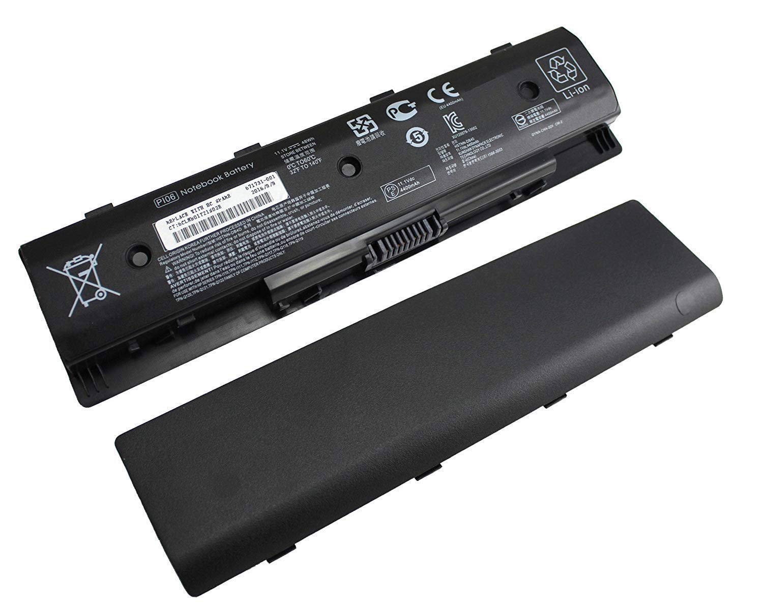 TravisLappy Laptop Compatible Battery for P106 PI06 Battery for HP Envy 14 15 17, TouchSmart 14 15 17, Envy TouchSmart 15 15t 17, Fit P/N 710416-001 710417-001 (B08LVDX45F) Amazon Price History, Amazon Price Tracker