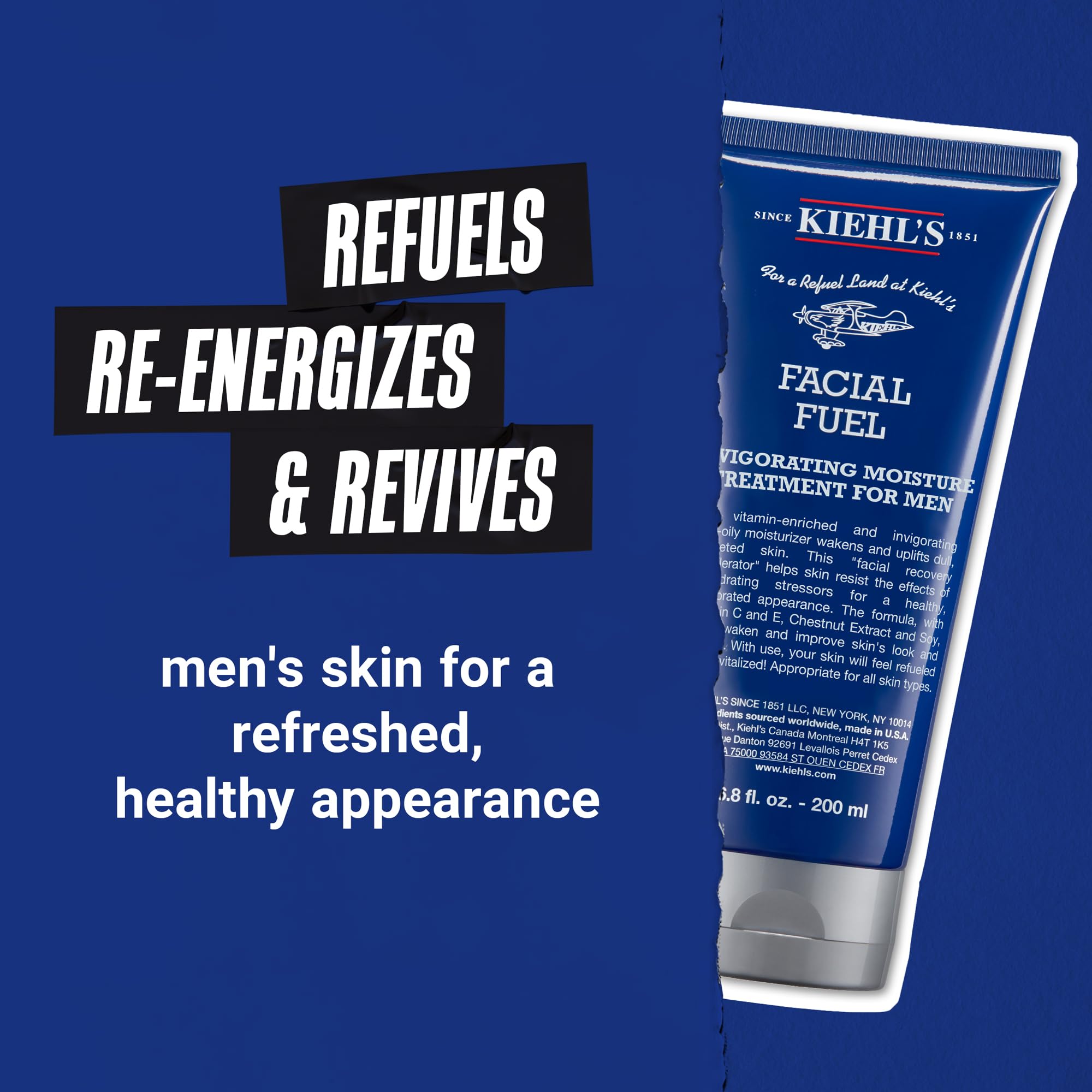 Kiehl's Facial Fuel Energizing Moisture Treatment for Men, 200 ml