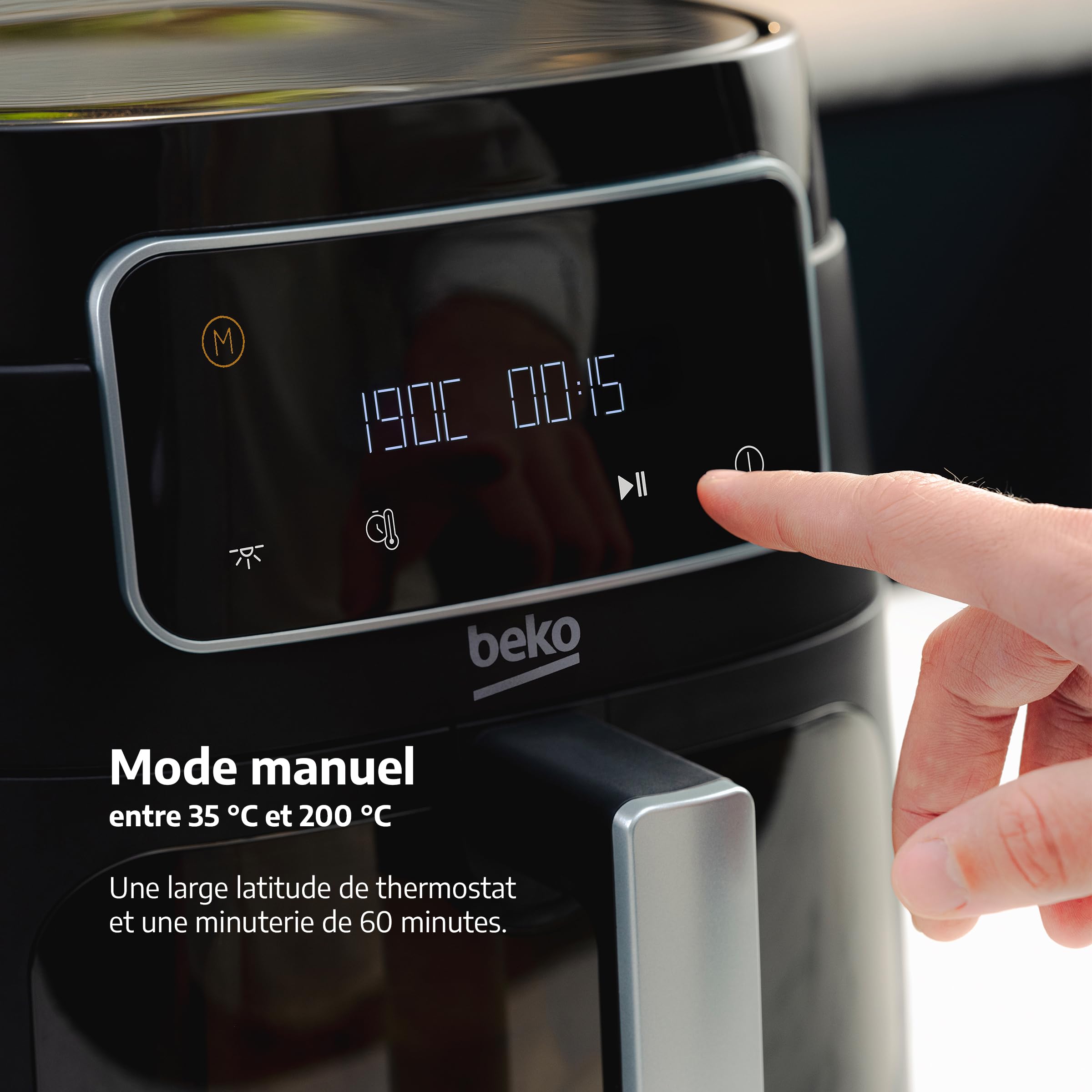 BEKO Friggitrice ad aria digitale FRL3374B — immagine 10 di 16