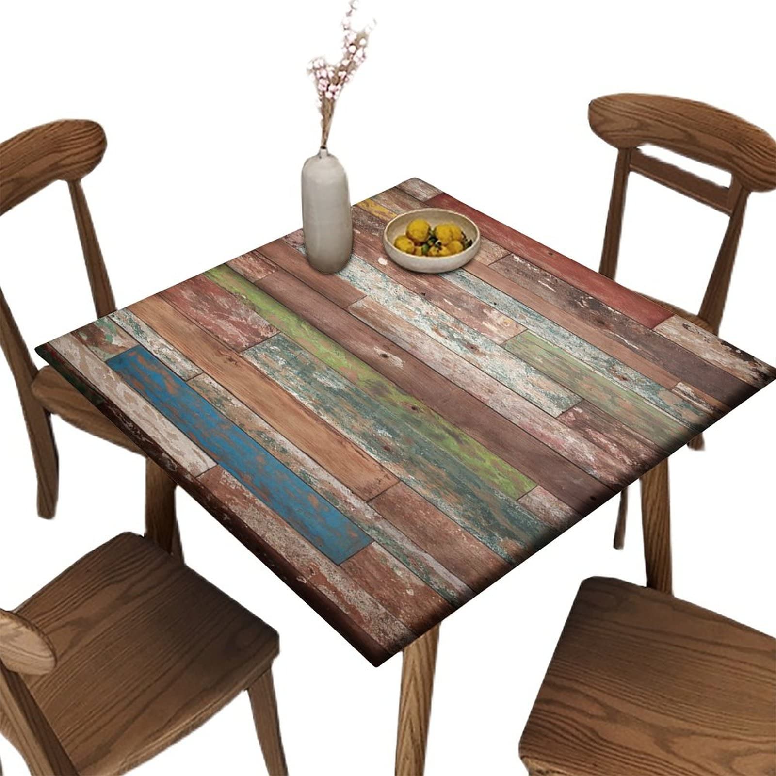 Elastic Tablecloth Square Fits Tables up to 42