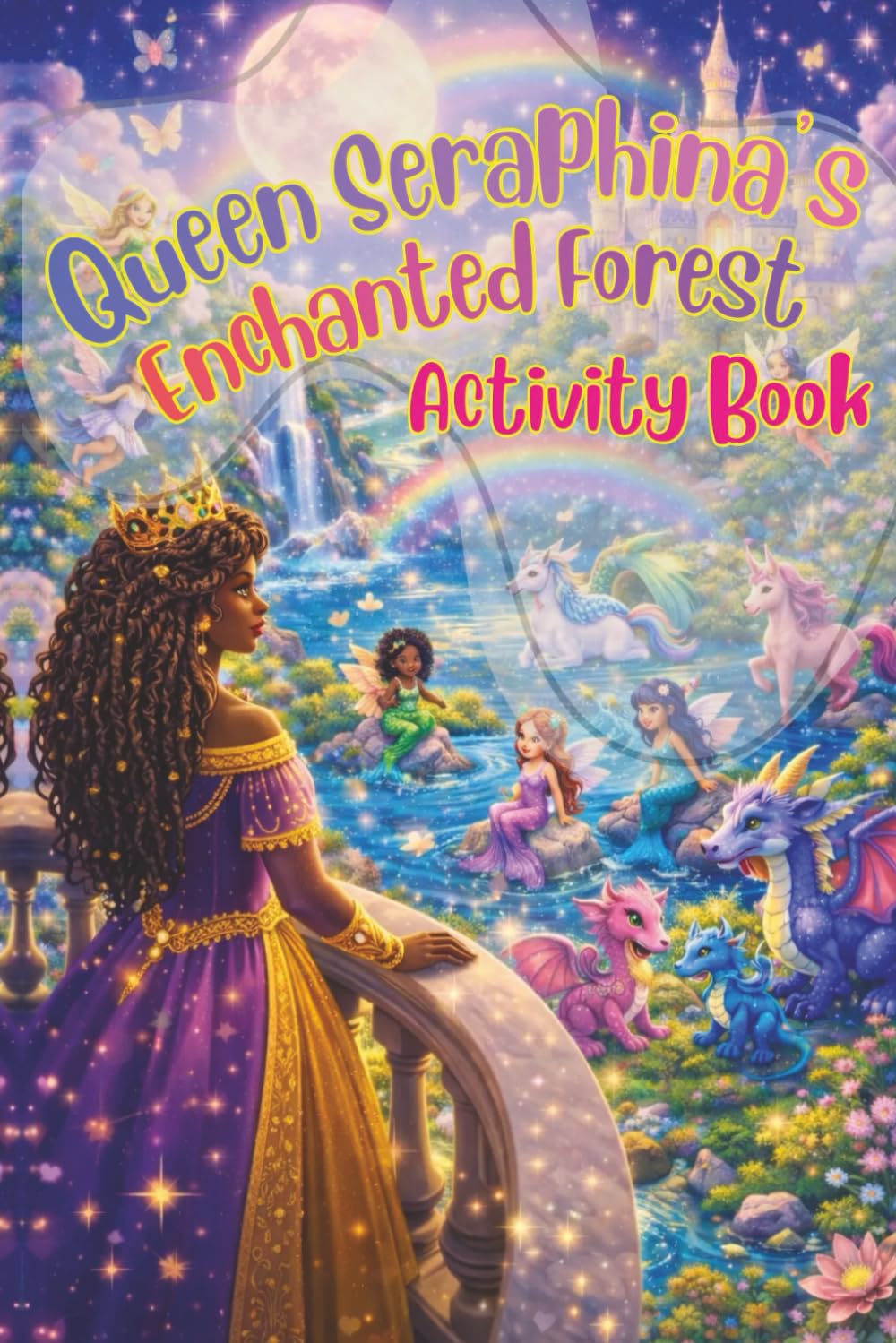Queen Seraphina's Enchanted Forest: Activity Book