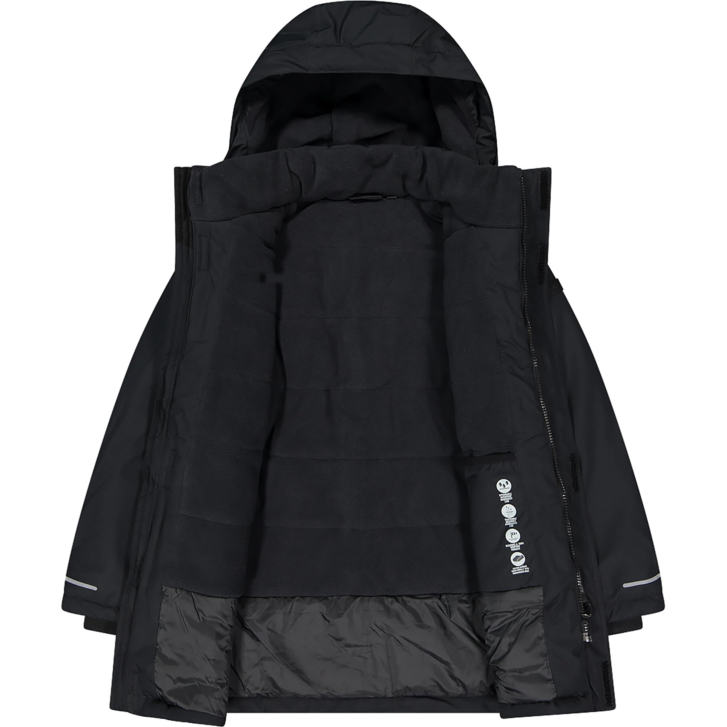 CMP Giacca Lunga Da Bambino Con Cappuccio Fisso Giacca lunga da bambino con cappuccio fisso Unisex - Bambini e ragazzi