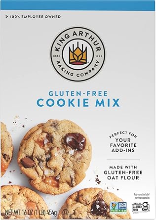 King Arthur Gluten-Free Cookie Mix, Non-GMO Project Verified, Certified Kosher,