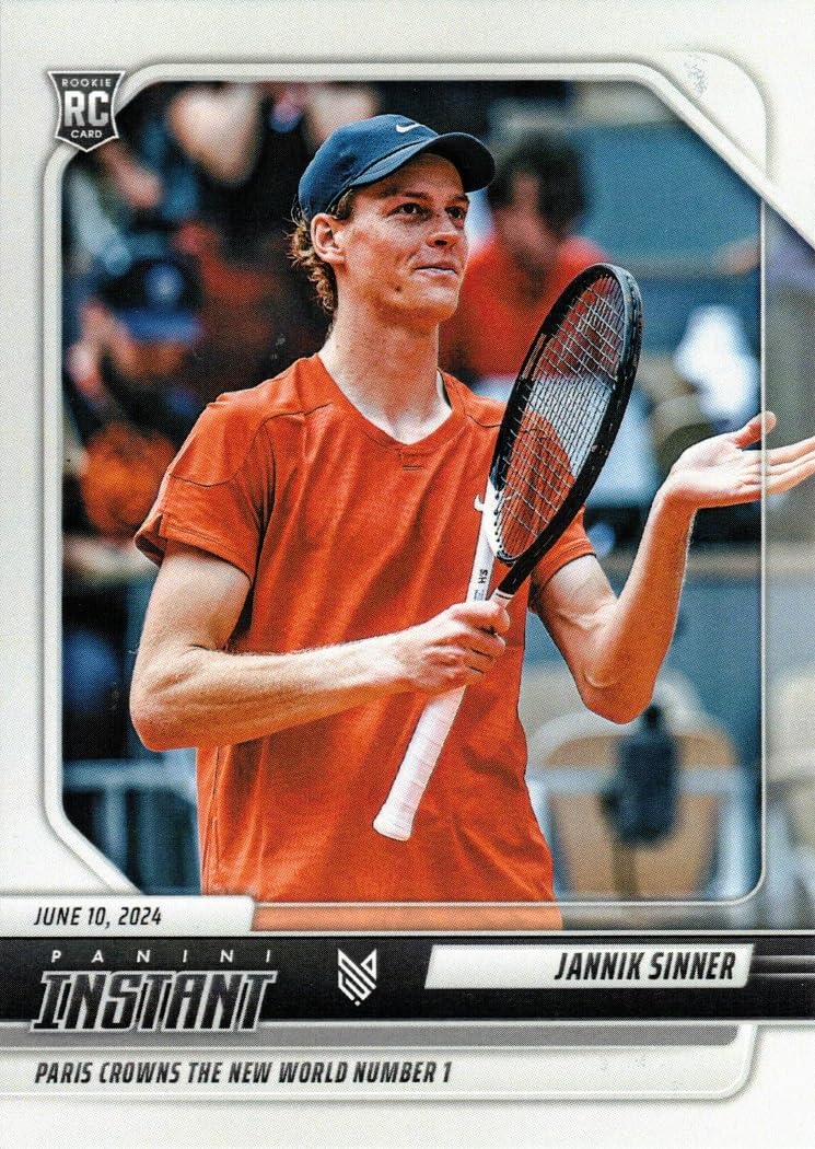 Amazon.com: 2024 Panini Instant Tennis #JS-1 Jannik Sinner Rookie 