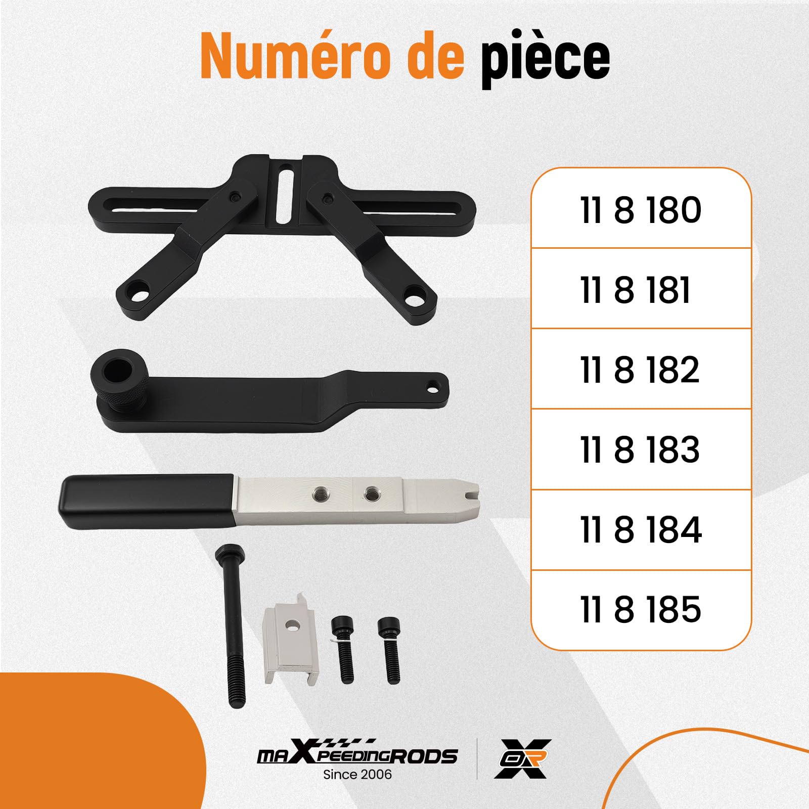 maXpeedingrods Kit d'outils de blocage du volant d'inertie pour BMW M47T2