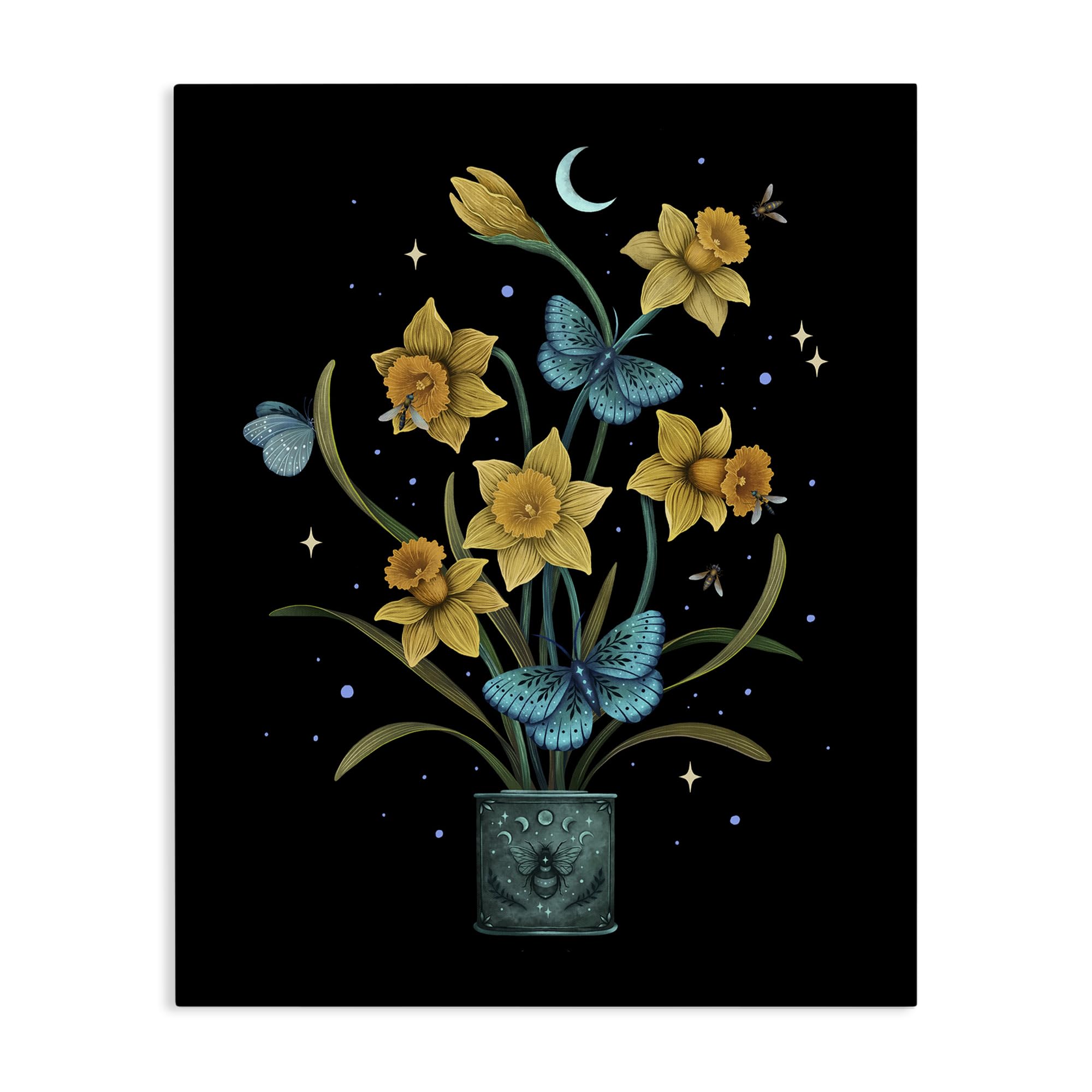 'Mystical March Daffodils'| Canvas Art