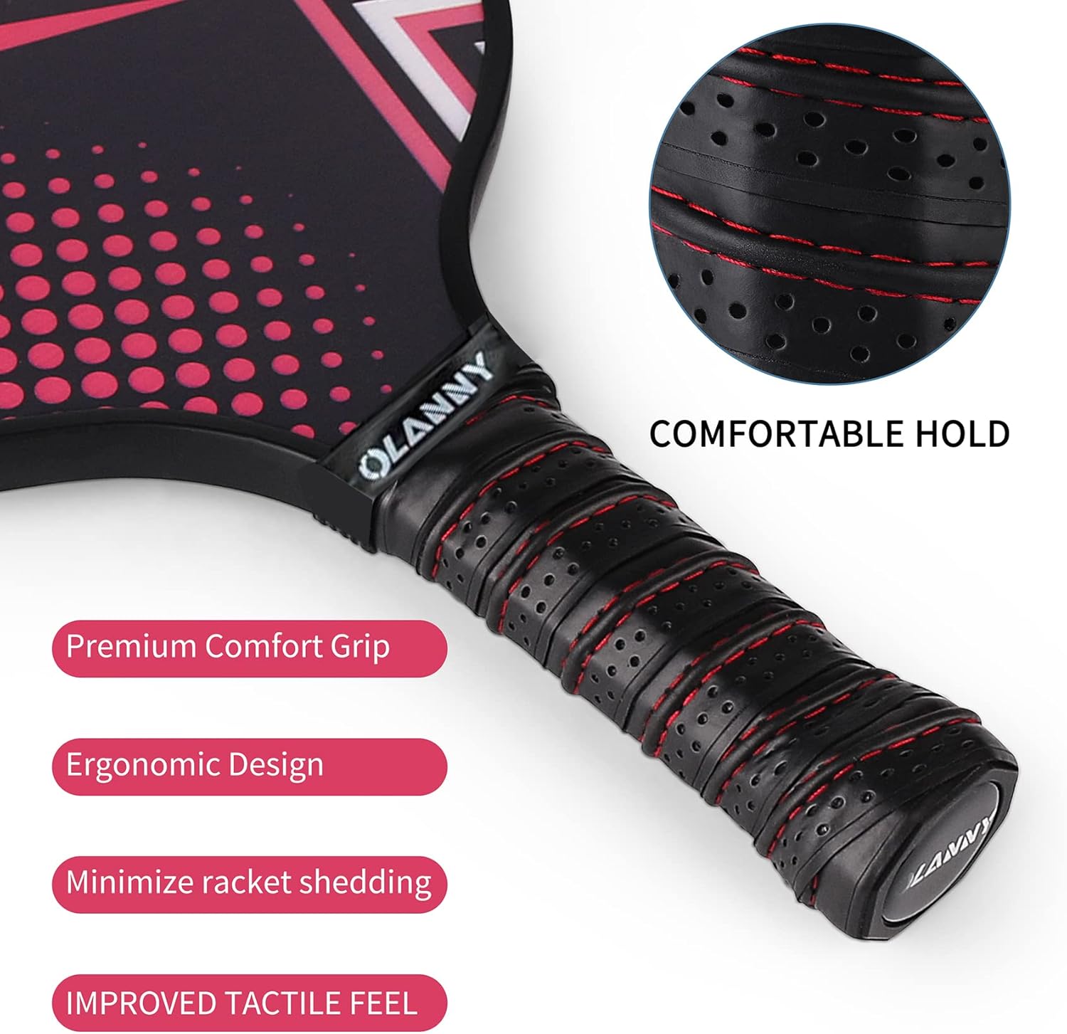 Buy OLANNY Graphite Pickleball Paddles 4 Pack Premium Rackets Fiber