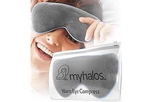 Microwave Activated Warm Eye Compress for Dry Eyes - Heated Eye Masks...