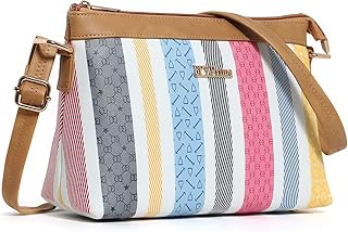 WOMEN MARKS® Stripe Pattern Slingbag with Pretty Look for women/girls Price In India