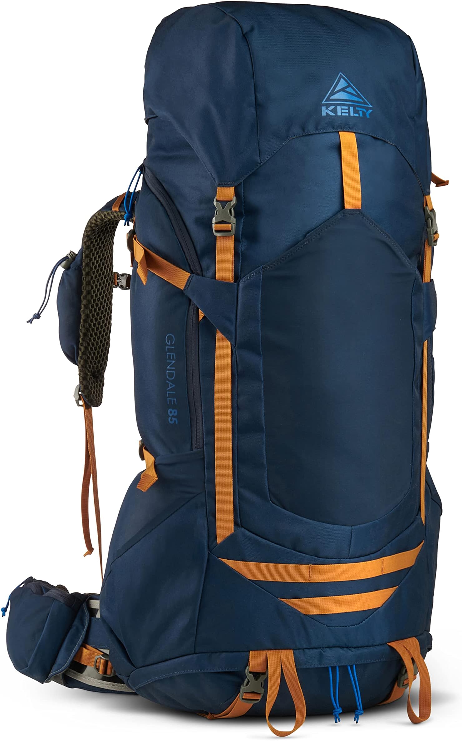 Kelty Glendale 65L – 105L Multi-day Backpacking Thru Hiking Pack, Adjustable Suspension, Customized Fit (Pageant Blue, 85L)