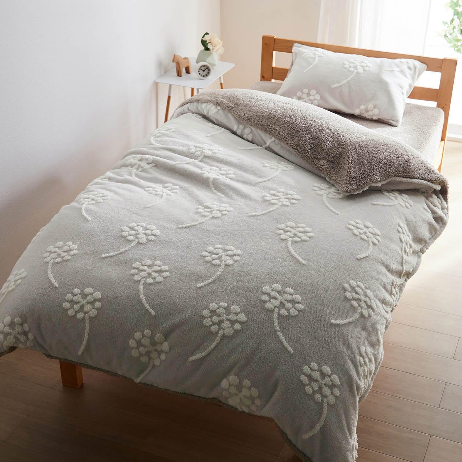 Amazon｜[ベルメゾン] 掛け布団カバー 吸湿 発熱 蓄熱 ボア 冬 洗える