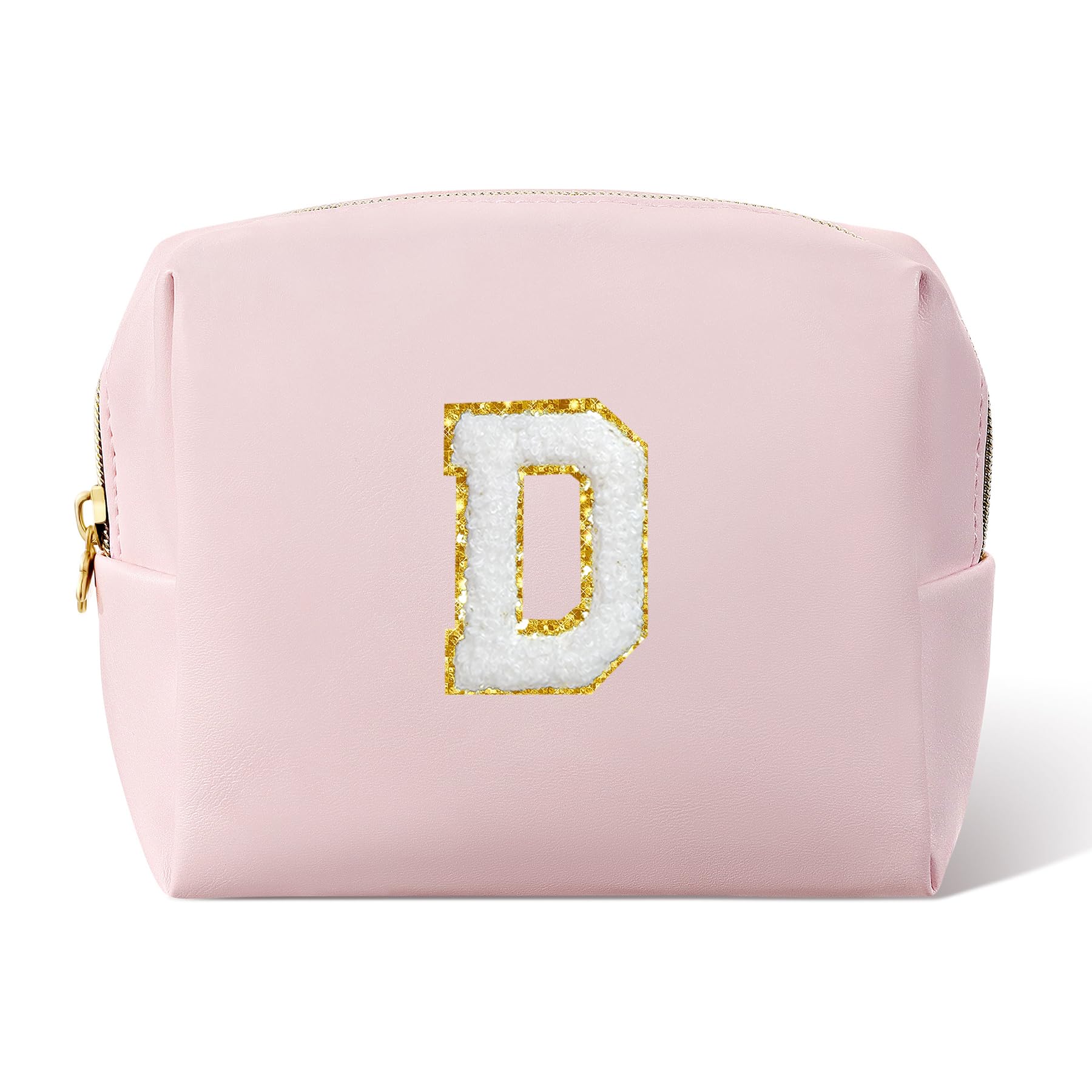 Pocmimut Makeup Bag,Cute Makeup Pouch for Girlfriend Bridesmaid Wife,Travel Toiletry Bag Birthday Gift Graduation Decorations Idea for Girls,D