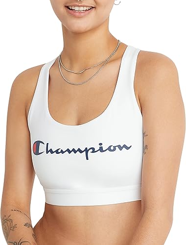 Champion Brasier deportivo para mujer, absoluto, absorbe la humedad, brasier deportivo de soporte moderado