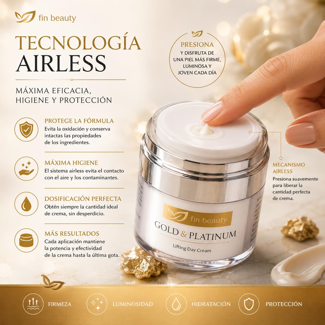 Gold & Platinum Crema de Día Lifting Facial