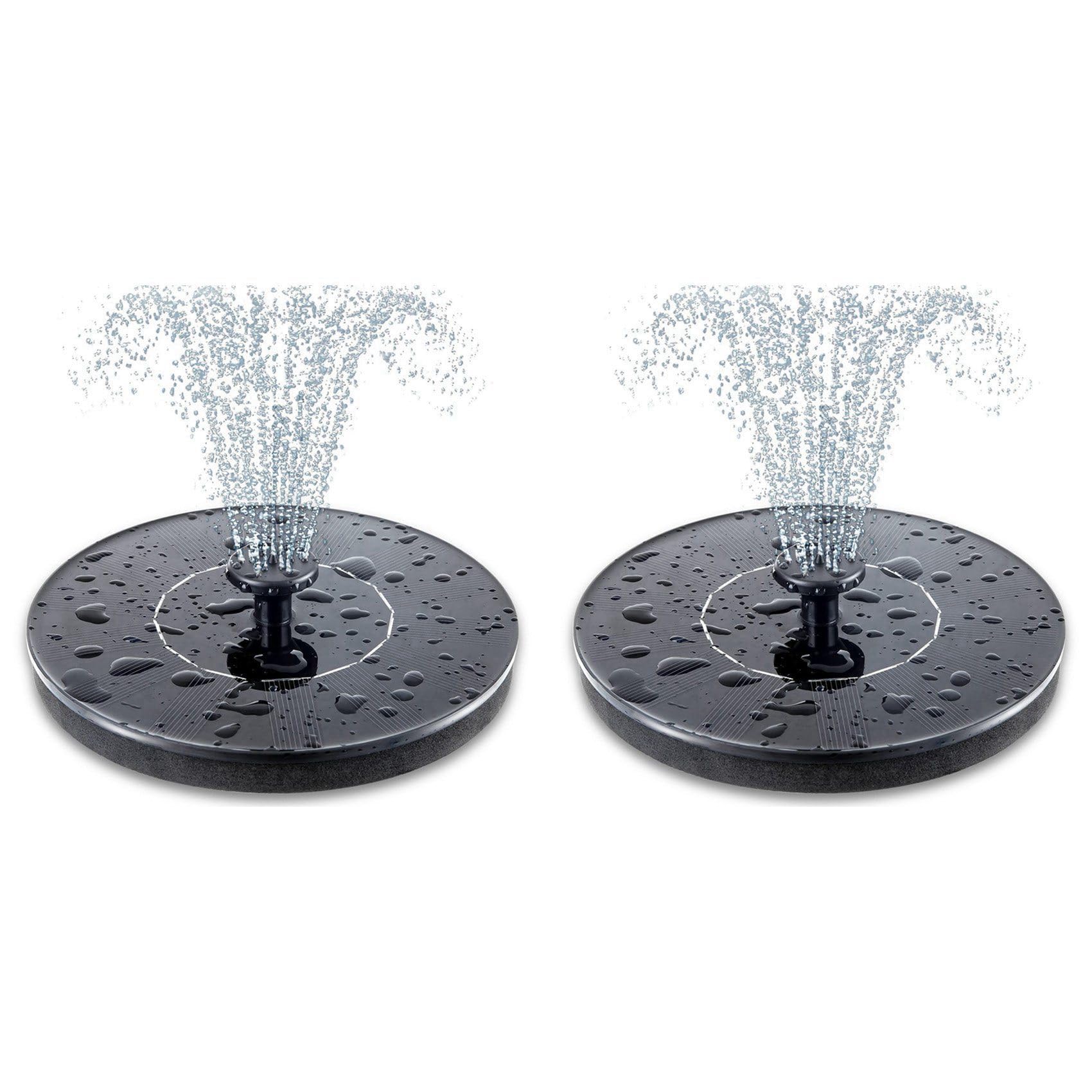 Evita el agua estancada en tu jardín con esta bomba solar flotante de 3,5W para estanques