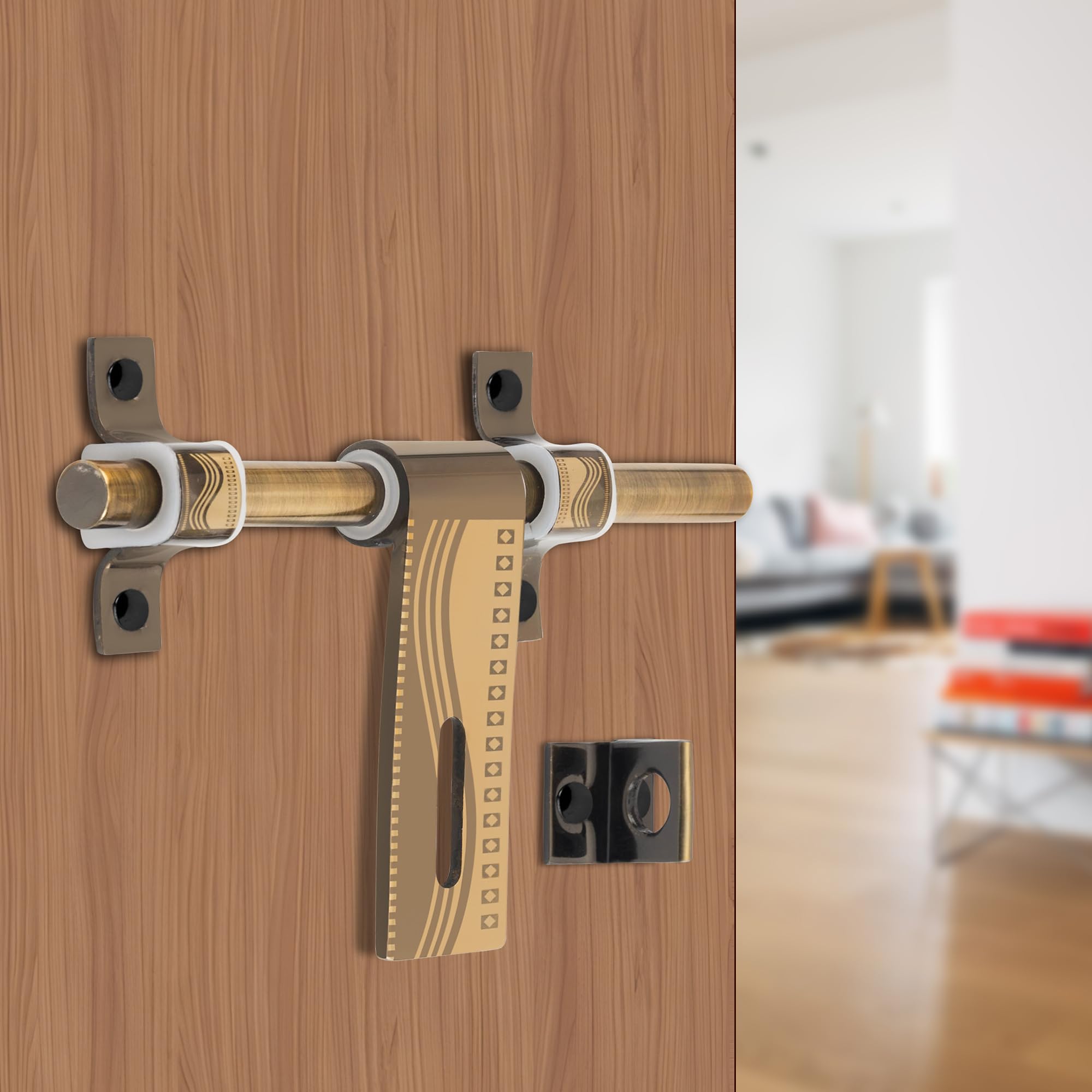 Metal Growers 10 iches Stainless Steel AL- Door Set | Fancy Hardware Home and Office Door Accessories Kit, Black Gold Finish | (MG1104) (B0CM6KBYRV) Amazon Price History, Amazon Price Tracker