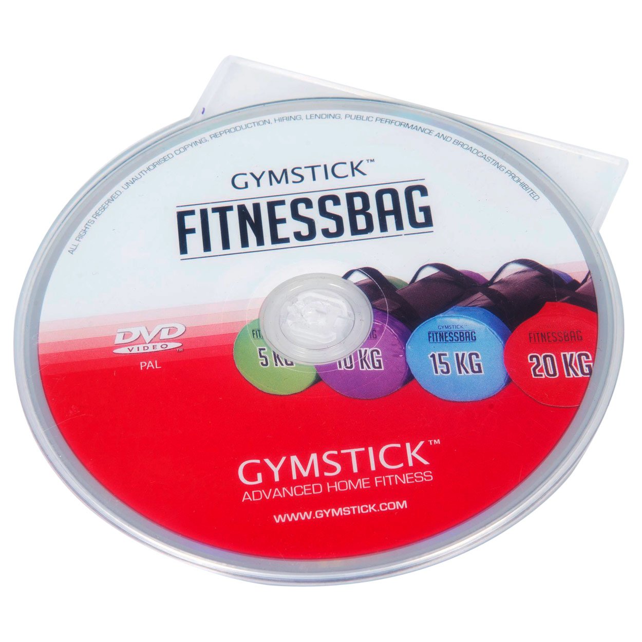 Fitnessbag rot 20 kg Training Workout Physio Gewicht
