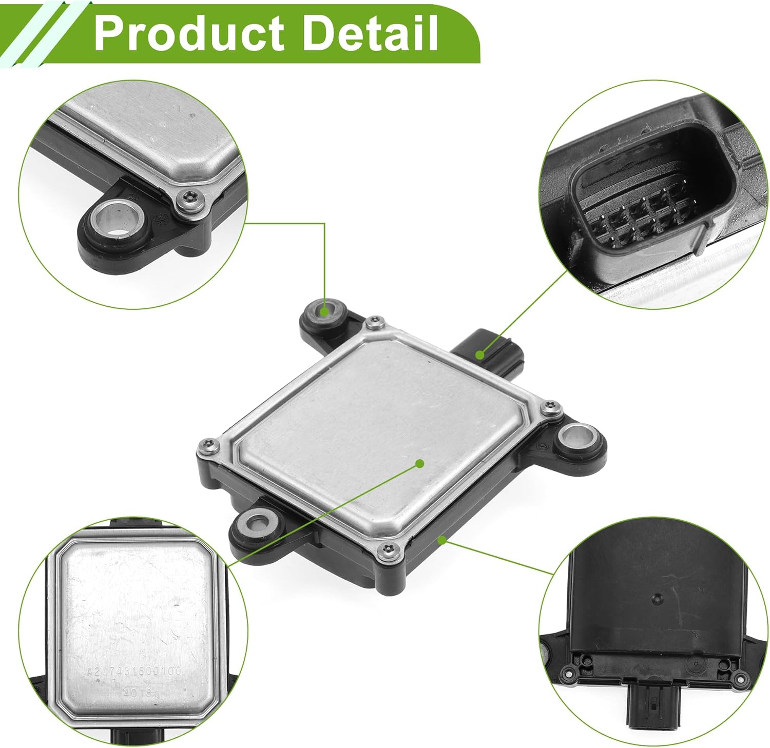 No.8816208060 Cruise Control Distance Radar Sensor for Toyota Sienna 2021-2024 Black Automotive Car Cruise Control Module Unit Plastic,Metal 1 Pcs