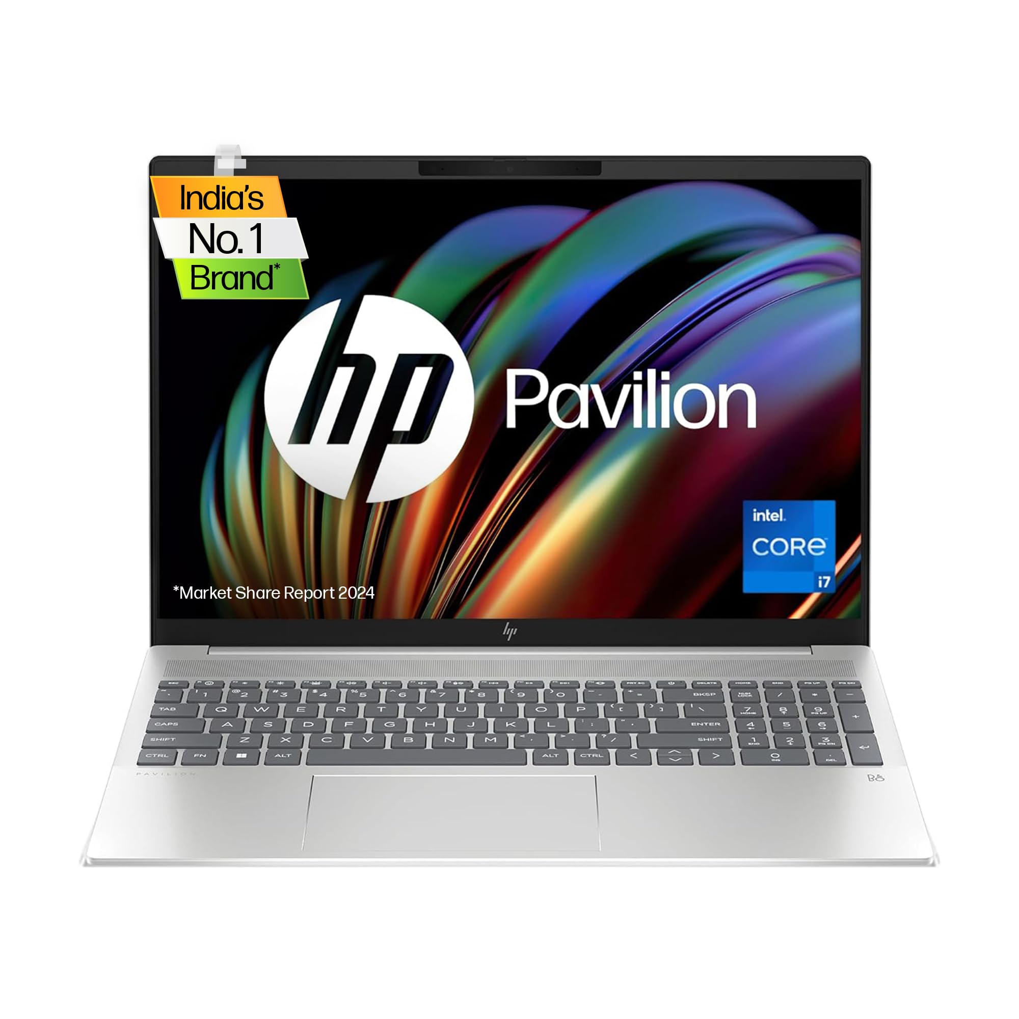 HP Pavilion Plus 16, 13th Gen Intel Core i7-13700H, 16-inch (40.6 cm), WQXGA, 400 nits, 16GB LPDDR5x, 512GB SSD, 6GB RTX 3050 GPU, 5 MP camera, Backlit KB (Win 11, MSO 2021, Silver, 1.89 kg), ab0016TX (B0D267KC4C) Amazon Price History, Amazon Price Tracker