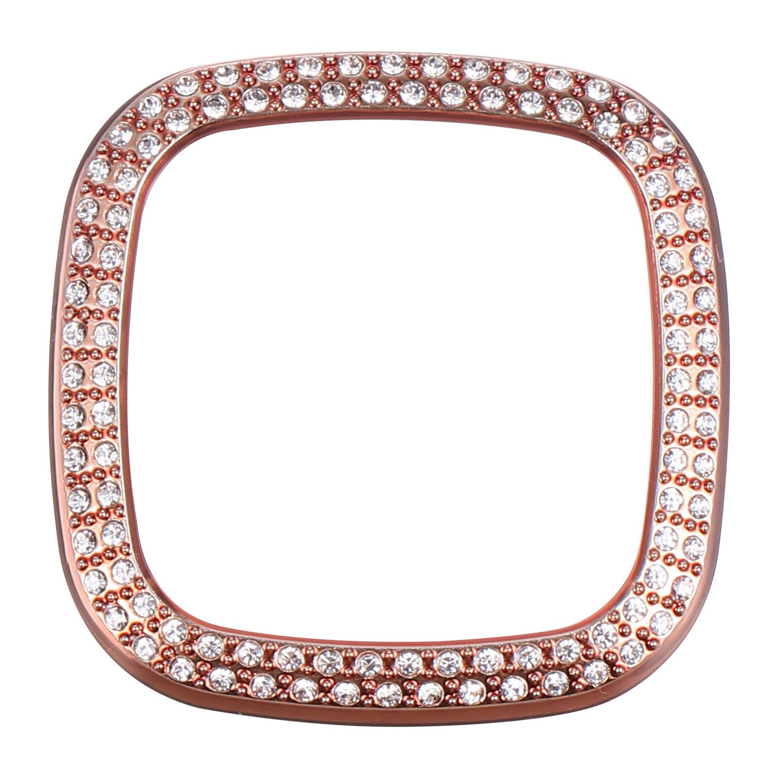 BUGUUYO Rose Gold Double Row Diamonds Protective Cover for Sense Electroplated Full Shell Case Accessory Easy to Install