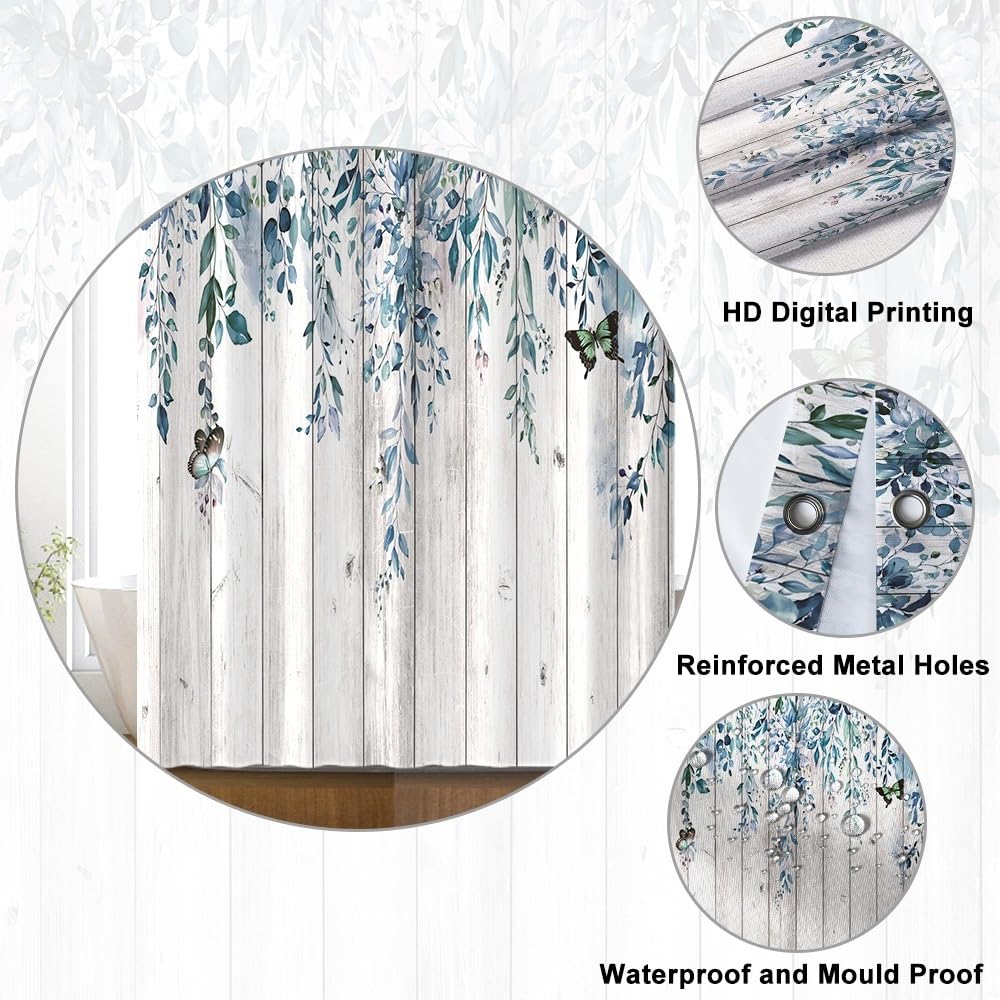 Uiiooazy Eucalyptus Shower Curtain - Image 4