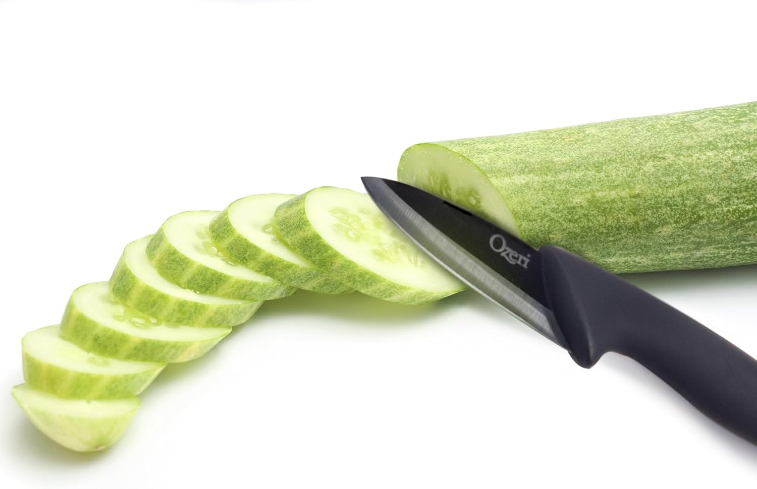 Ozeri Elite Chef Black 3-Piece Ceramic Knife Set