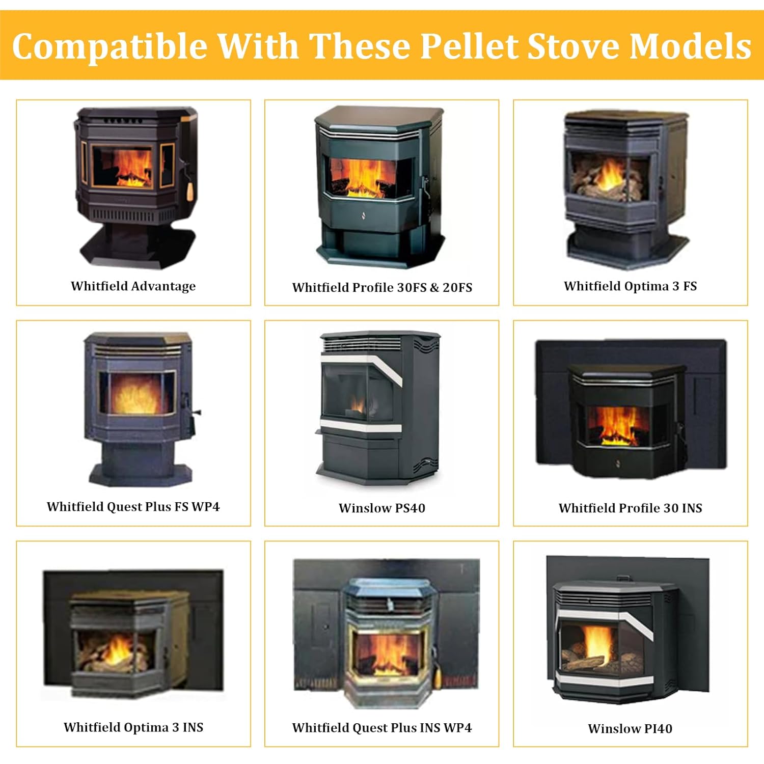 H5886 Auger Motor for Whitfield Advantage 2, Advantage II-T & II, Advantage Plus, Profile 30 & 20, Quest, Lennox Winslow PS40 &PI40 Pellet Stoves Inserts, 1 1RPM Auger Motor for Lennox & Whitfield