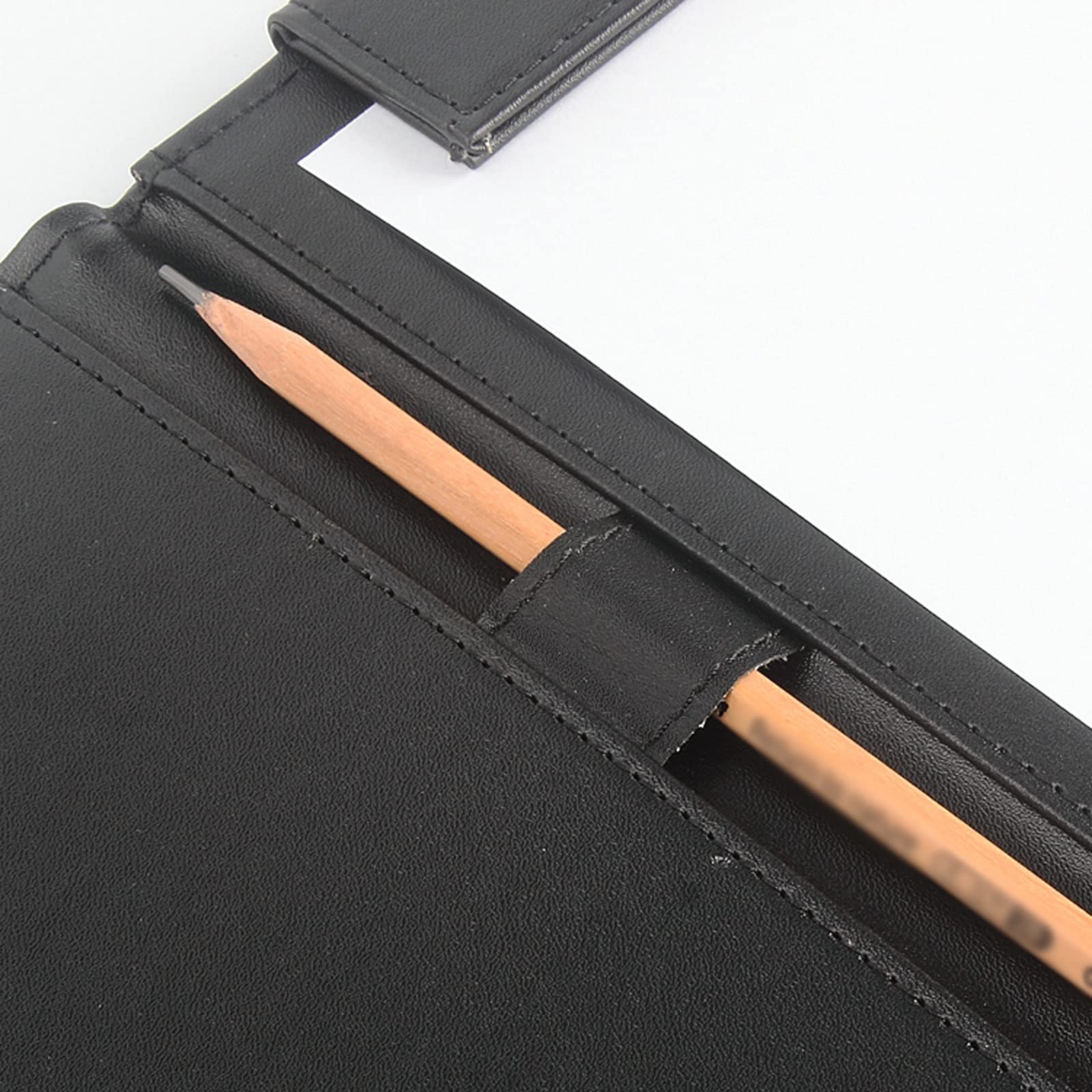 Carpeta Cartella pieghevole Copertura in pelle riunione per riunione per appunti Appunti Magnetic Binder Over Funzione Scrittura della scheda Scrittura Creative Office Office Folder-2 Packs Carpeta ex