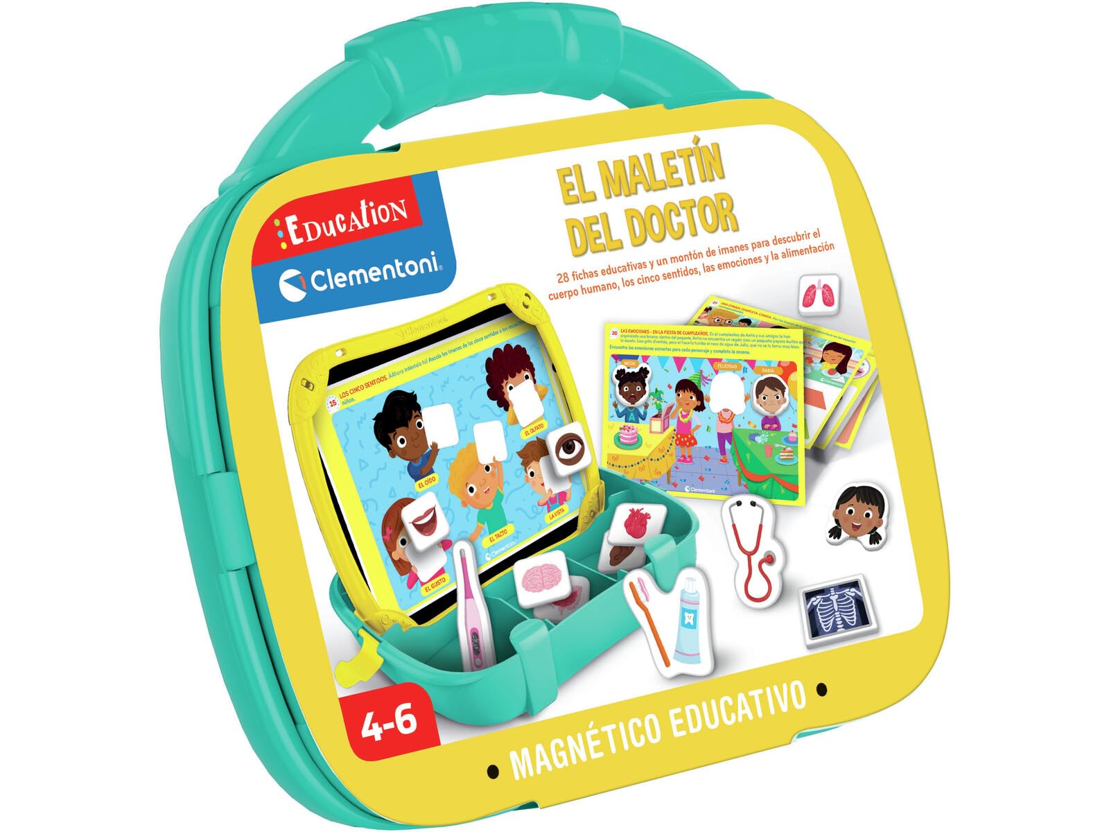 Clementoni - Magnetic Doctor's Case, Multicoloured (55558)