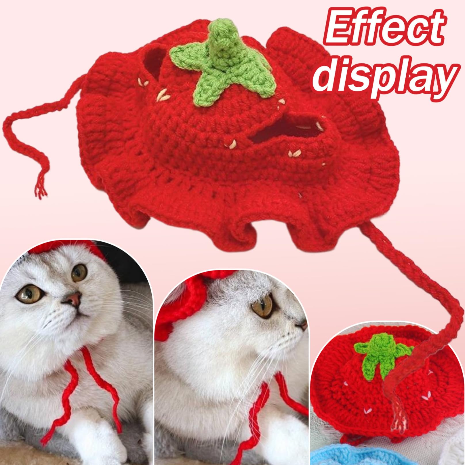 【公式完売品】jiljil STRAWBERRY STAR CAT BEANIE jiljil STRAWBERRY STAR CAT BEANIE