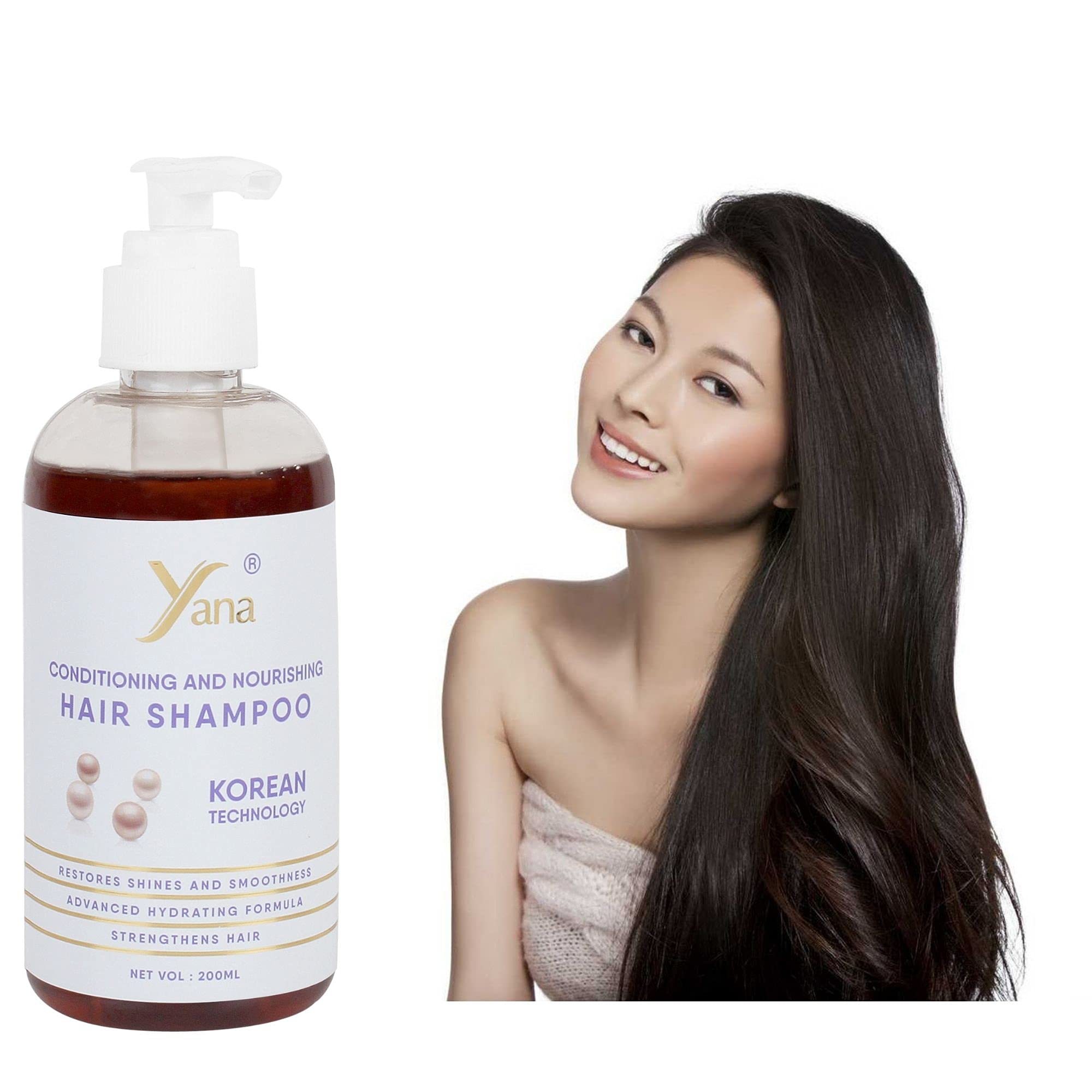 YANA HAIR SHAMPOO WITH KOREAN TECHNOLOGY/HAIR SHAMPOO AND CONDITIONER FOR MEN