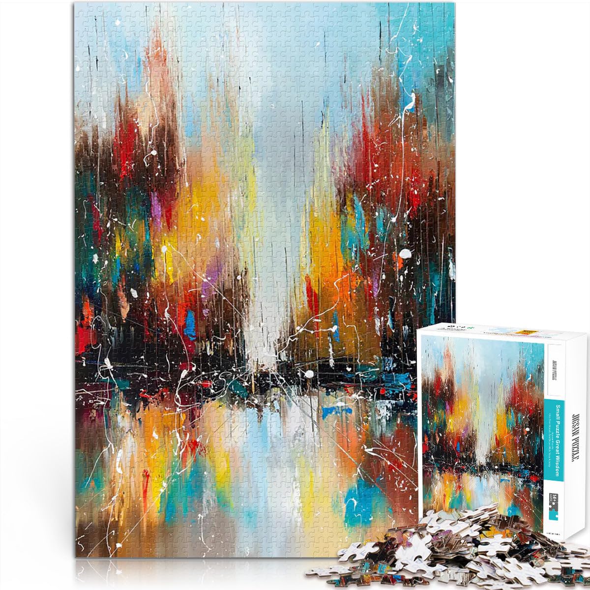 1000 Piece teenager Puzzles Rhythm of the city Anspruchsvoll, aber lustig und humorvoll Lustiges Geschenk52x38cm