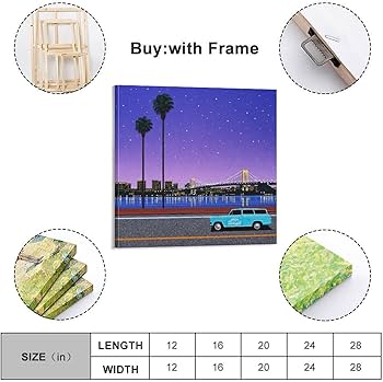 Amazon.co.jp: Hiroshi Nagai永井博画家の作品（都会の夜景 No.1