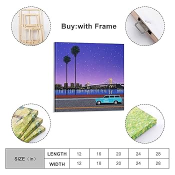 Amazon.co.jp: Hiroshi Nagai永井博画家の作品（都会の夜景 No.1