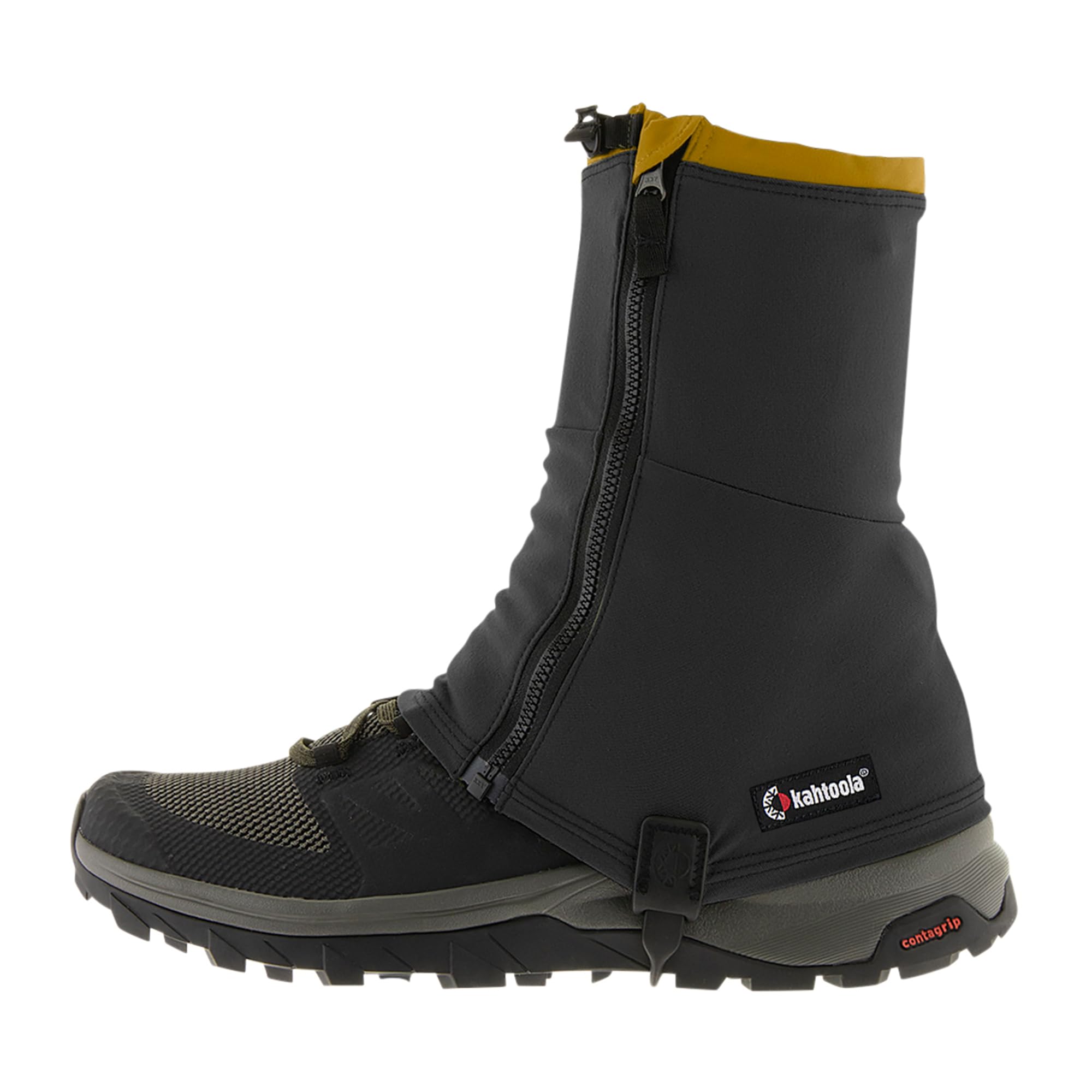 Kahtoola RENAgaiter Mid Gaiters for Hiking, Mountaineering, Trail Running, Shoe & Boot Protection in Mud, Snow & Ice