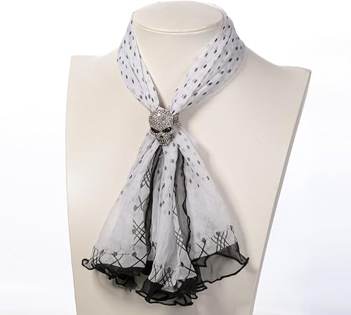 Miniatura 6 de Szxc Anillo elástico de calavera para mujer, tamaño 7 a 9, anillo de banda elástica, mandíbula móvil, soporte para bufanda de seda, joyería de