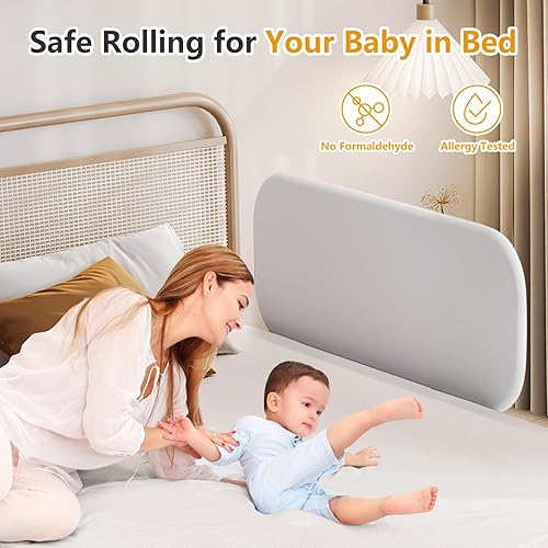 Miniatura 6 de Rieles de cama para niños pequeños para viajes, barandilla de cama portátil para cuna, camas individuales, queen, matrimonial, king, fácil de