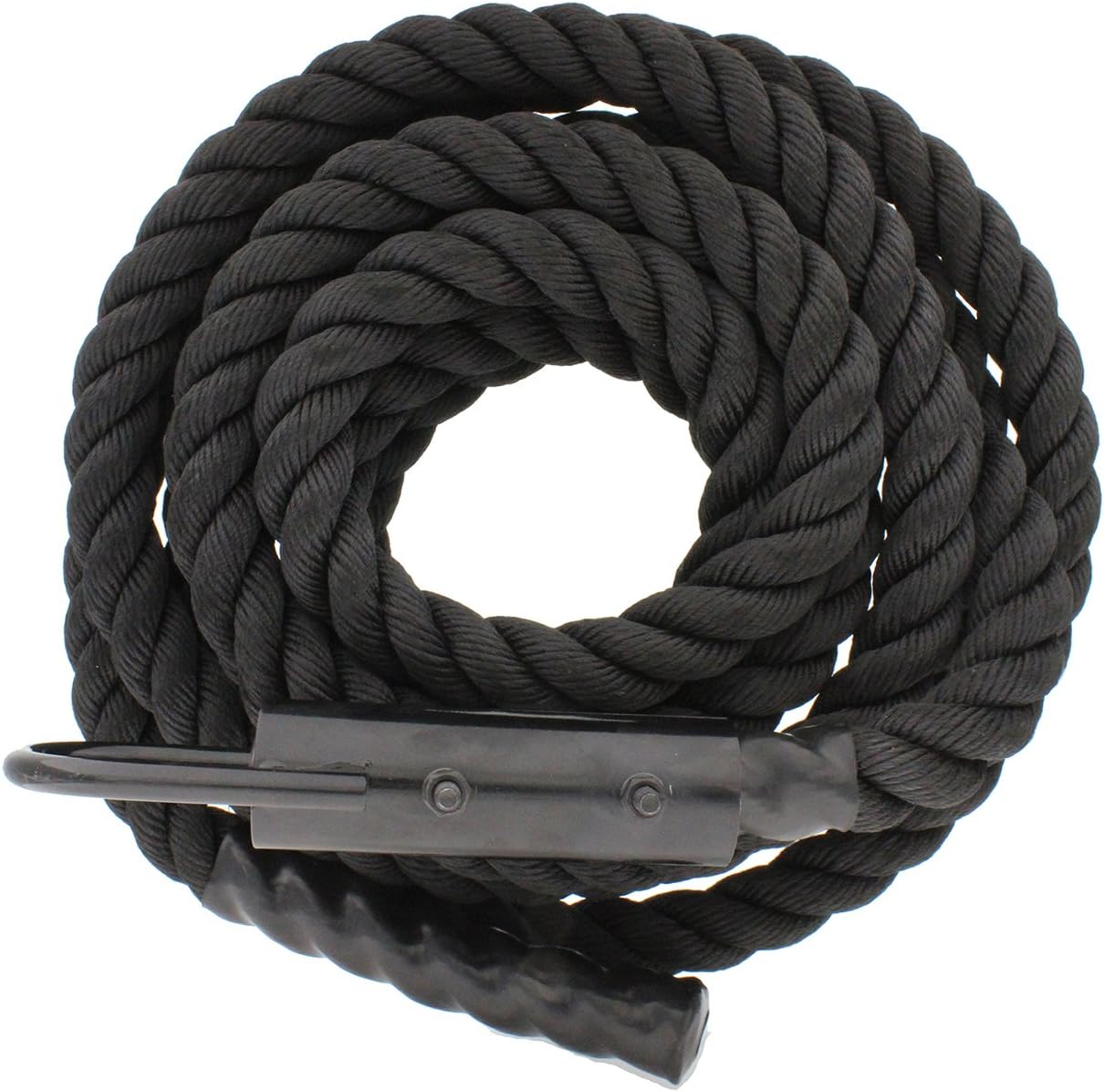Get Out! Workout Fitness Climbing Rope 10ft x 1.5in in Black – Battle Rope for Outdoor and Indoor Gym Exercise : Sports & Outdoors