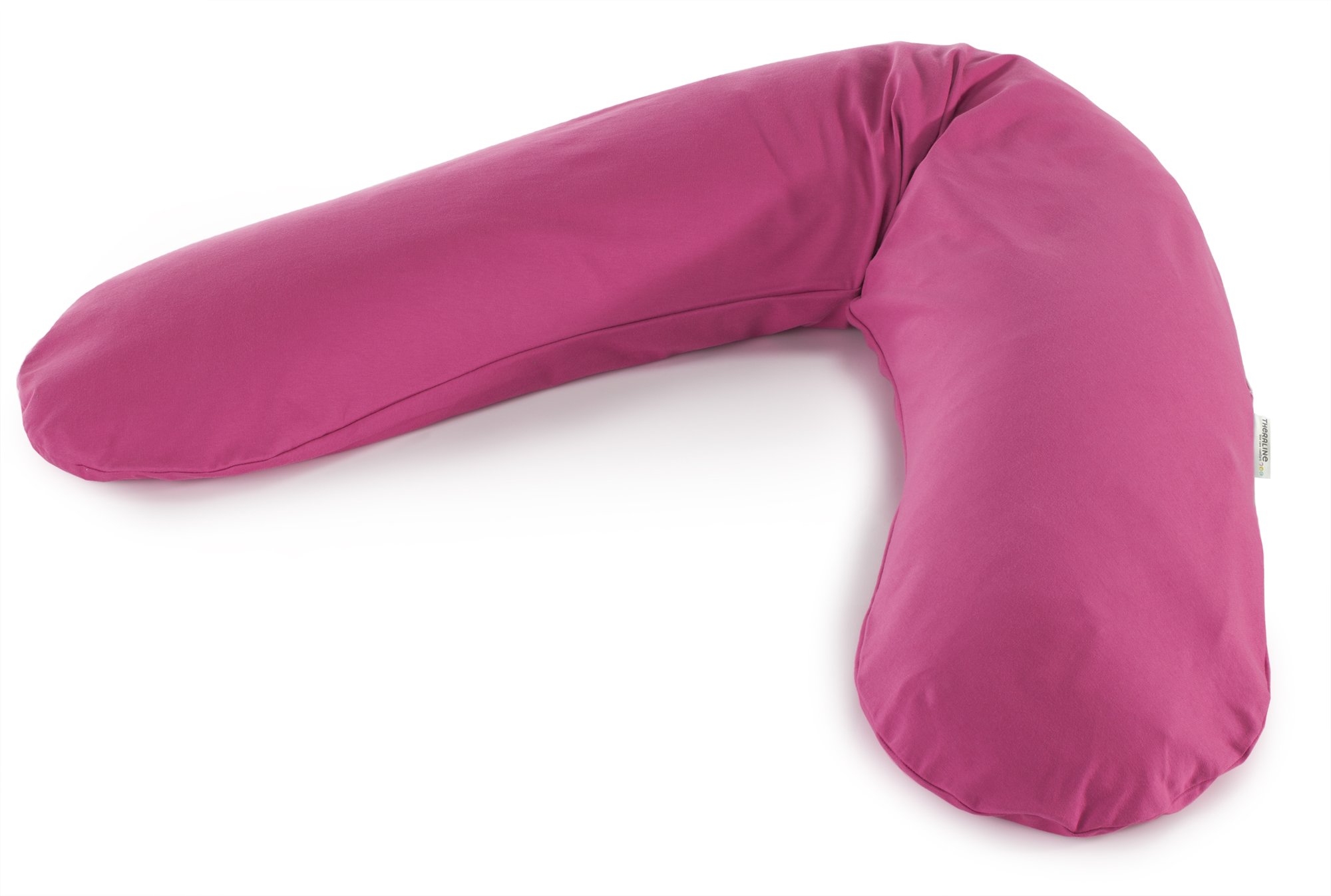 Theraline Cojín de lactancia con relleno de espelta, color fucsia 44