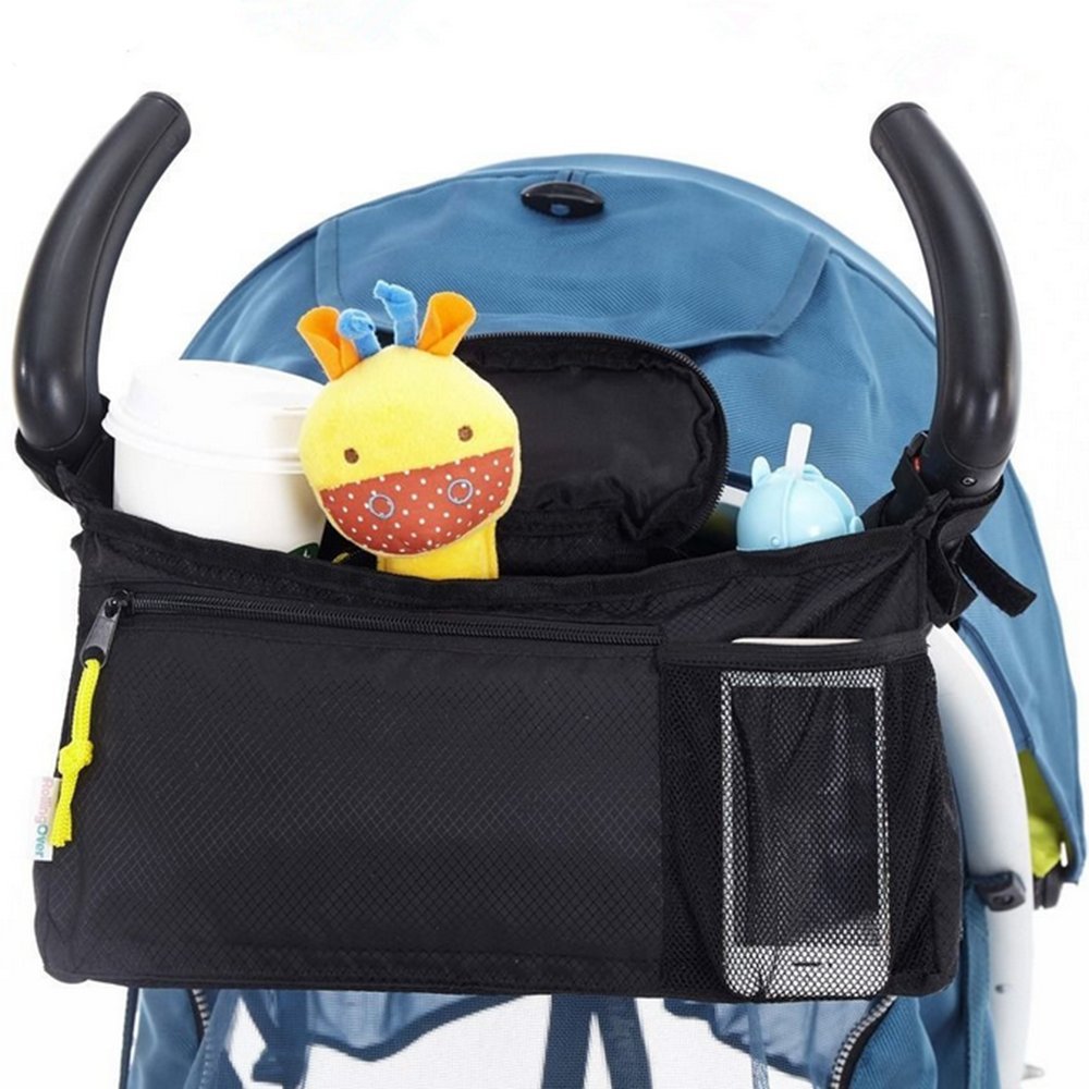Amazon.co.jp: ベビーカー 収納ボックス, Lamshaw 多機能小物入れ