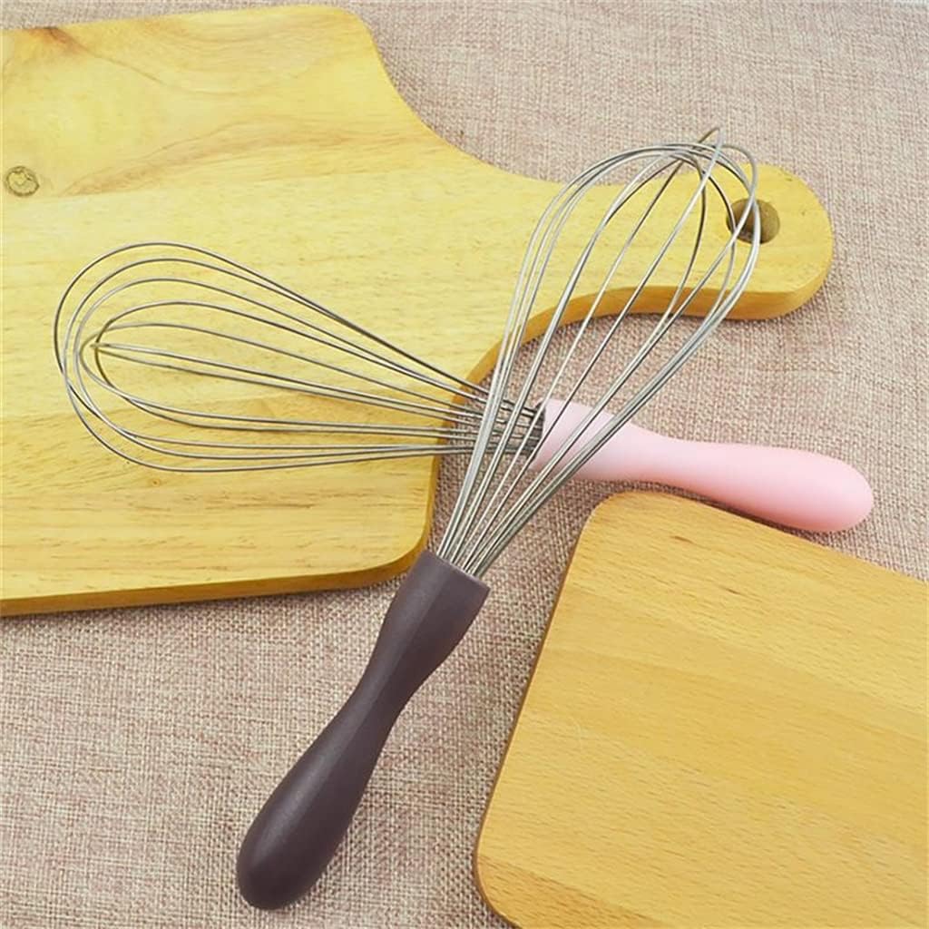 Kitchen Egg Whisk Stainless Steel Lightweight Wire Whisk Balloon Whisk Kitchen (Color : B Size : As the picture shows) (A As the picture shows)